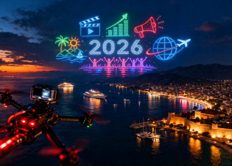 drones in media advertising tourism digital show economy 2026