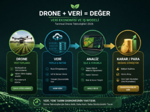 drone data economy agricultural drone business model