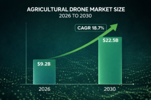 agricultural drone market size 2026 to 2030 growth chart